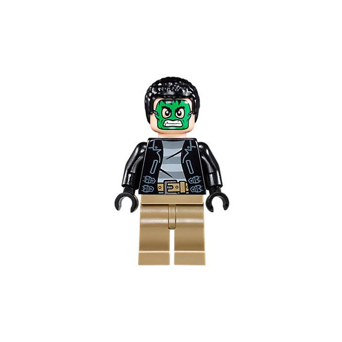 LEGO Masked Robber - Green Mask, Striped Shirt Minifigure