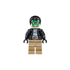 LEGO Masked Robber - Green Mask, Striped Shirt Minifigure