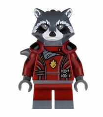 LEGO Rocket Raccoon in Dark Red Outfit Minifigure