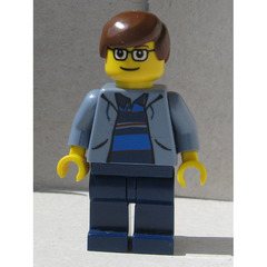 LEGO Peter Parker with Sand Blue Jacket Minifigure