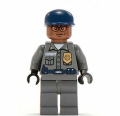 LEGO Security Guard with Police Badge Minifigure