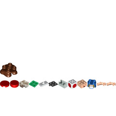 LEGO Toad (Scared) Minifigure