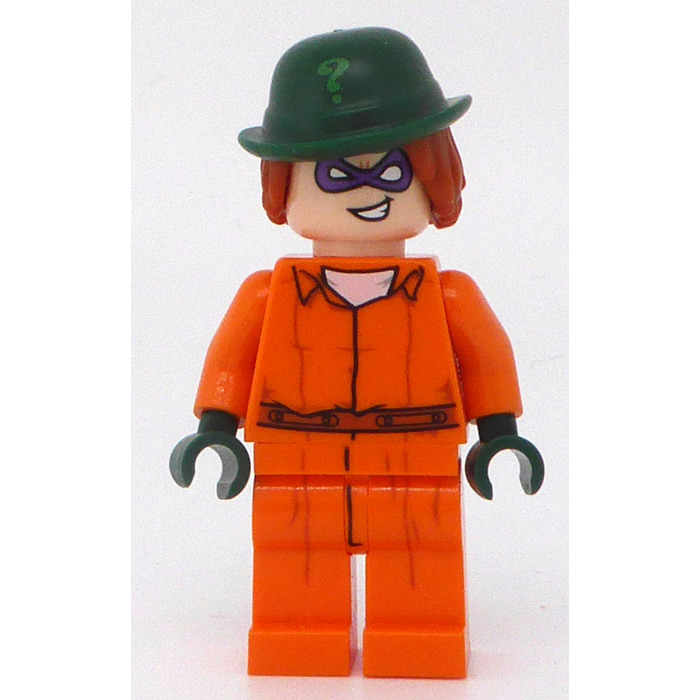 LEGO Arkham Riddler with Orange Jumpsuit Minifigure