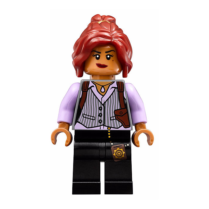 LEGO Barbara Gordon with Lavander Blouse Minifigure