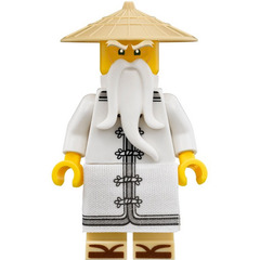 LEGO Sensei Wu with long Robe Minifigure