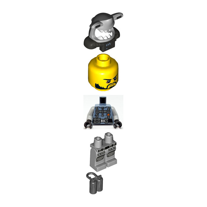 LEGO Hammerhead Shark Thug Minifigure