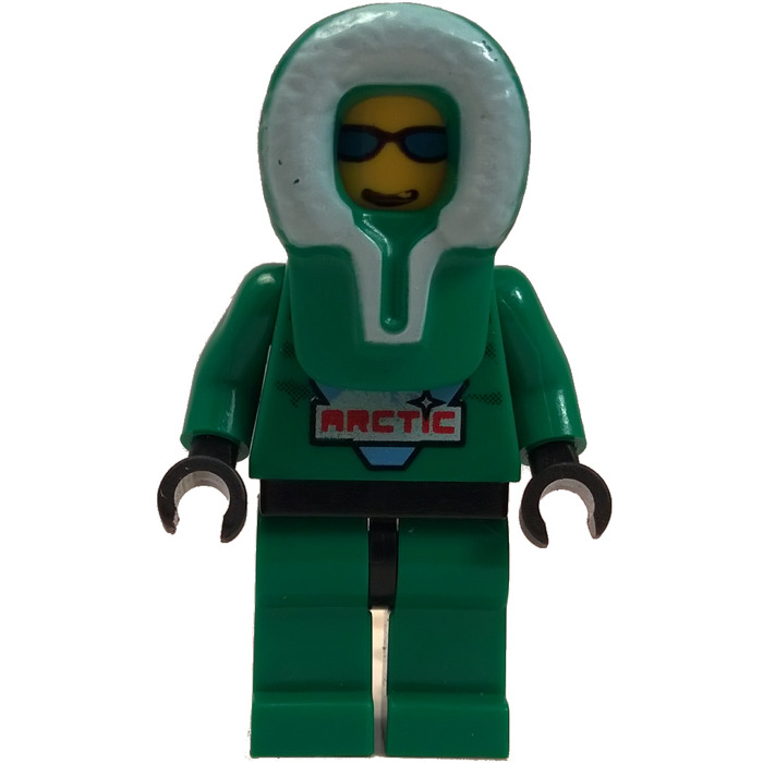 LEGO Arctic Man with Green Parka Minifigure
