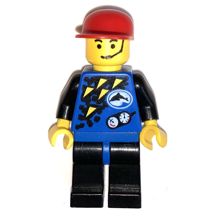 LEGO Diver with Dolphin Top Minifigure