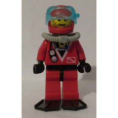LEGO Shark Diver, Red Outfit Minifigure