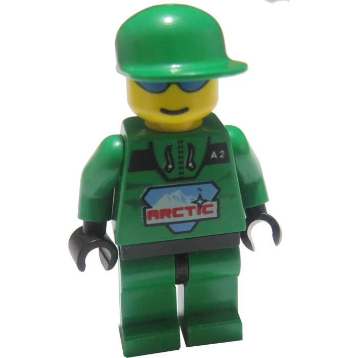 LEGO Arctic Male, Green Outfit Minifigure
