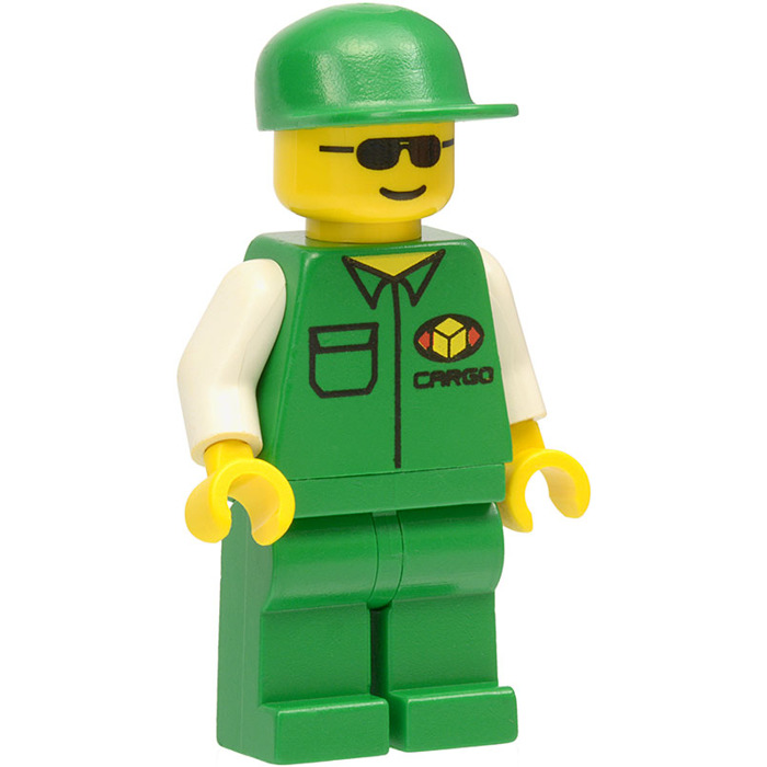 LEGO Cargo Male, Green Outfit Minifigure