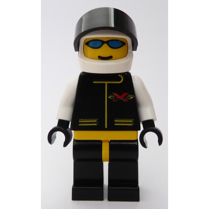 LEGO Extreme Team Member with White Flame Helmet Minifigure