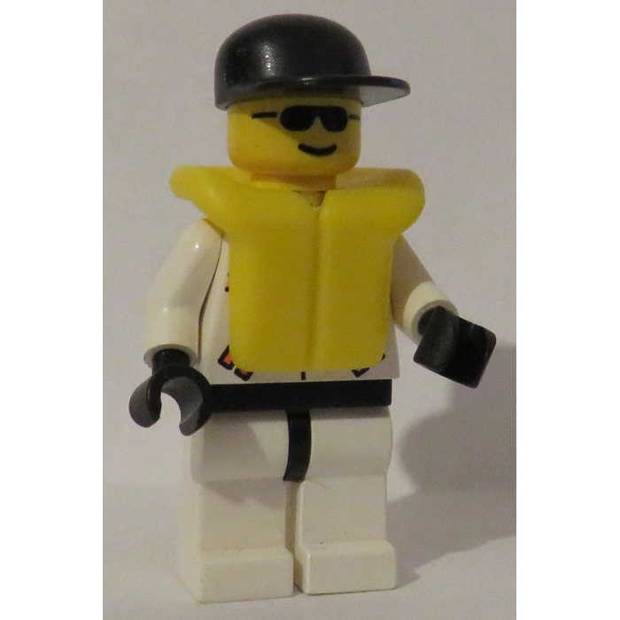 LEGO Rescuer with Sunglasses, Life Jacket and Cap Minifigure