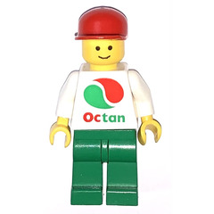 LEGO Octan Worker with White Shirt with Large Octan Logo Minifigure