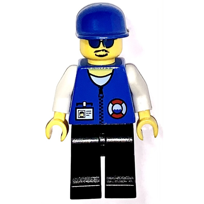 LEGO Coast Guard with Blue Glasses Minifigure