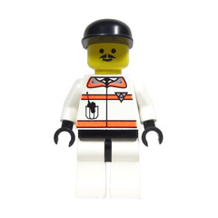 LEGO Res-Q 2 with Black Cap Minifigure