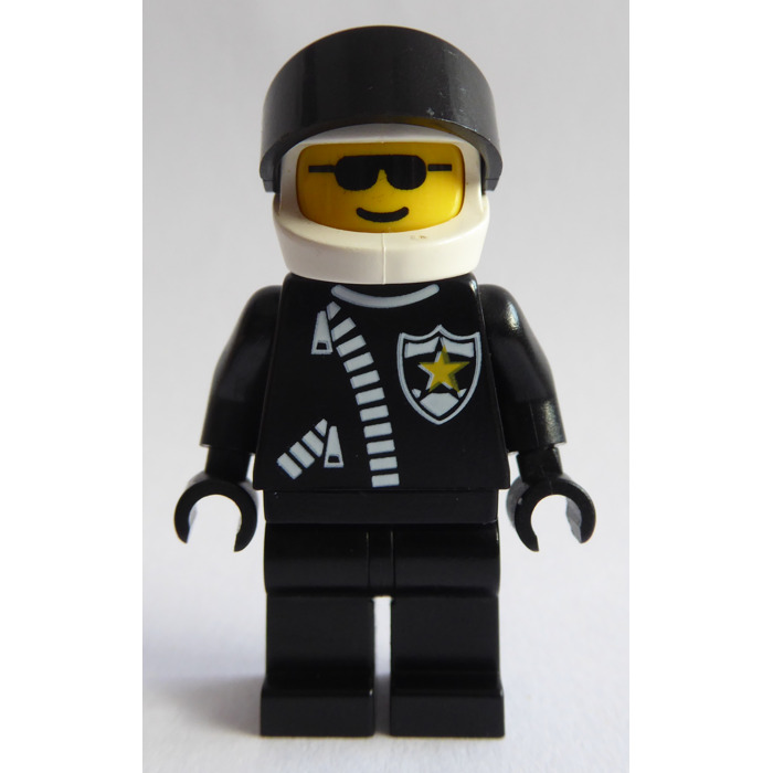 LEGO Police Officer with Logo Helmet Minifigure