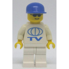 LEGO Male with TV logo torso Minifigure