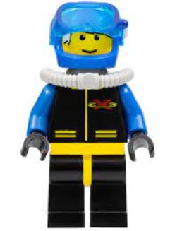 LEGO Aerial Recovery Diver Minifigure