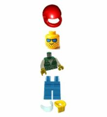 LEGO Kayaker with Life Jacket Minifigure