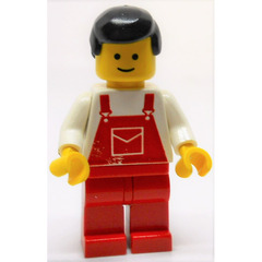 LEGO Red Overalls Minifigure