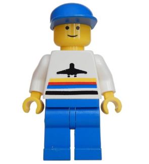 LEGO Airport Worker with Blue Cap Minifigure
