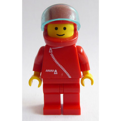 LEGO Racer with Red Zipper Minifigure