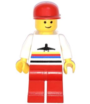 LEGO Airport Worker with Red Legs Minifigure