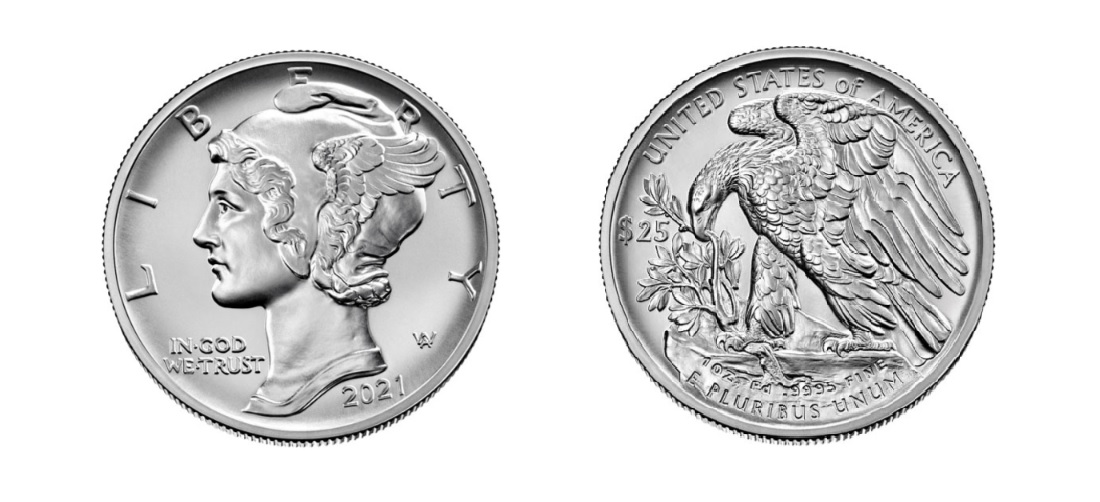 2021 1 oz American Palladium Eagle Coin