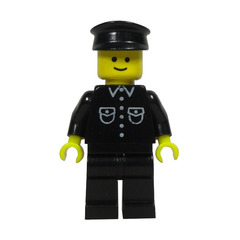 LEGO Policeman with Black Hat Minifigure