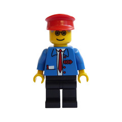 LEGO Railway Employee 6 Minifigure