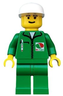 LEGO Green Octan Worker Minifigure
