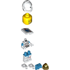 LEGO Lunar Research Astronaut - Male Minifigure