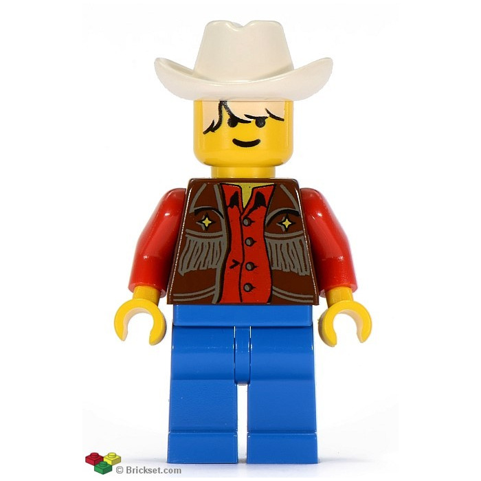 LEGO Cowboy Red Shirt Minifigure