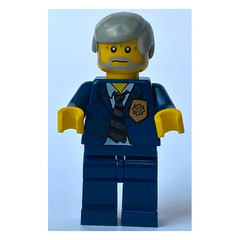 LEGO World City Police Chief Minifigure