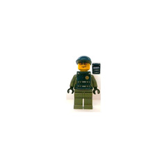 LEGO Security Guard with Stickers Minifigure