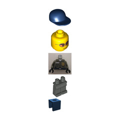 LEGO Security Guard Minifigure