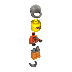 LEGO Rescue Chopper Pilot 1 Minifigure