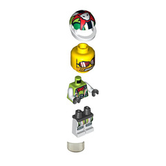 LEGO Team X-treme Daredevil 3 (MAX-treme) Minifigure