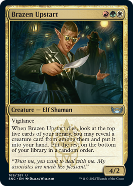 Brazen Upstart - Foil