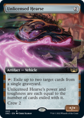 Unlicensed Hearse - Foil - Extended Art