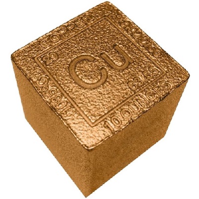 10 oz Copper Bullion Cube