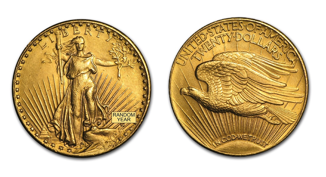 $20 Saint-Gaudens Gold Double Eagle