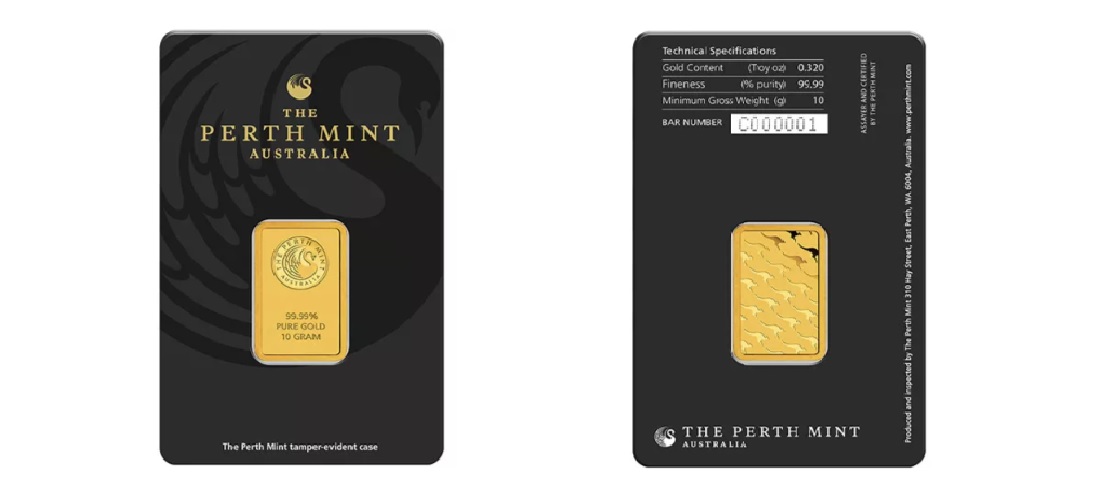 10 Gram Perth Mint Gold Bar