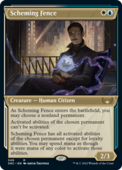 Scheming Fence - Foil - Showcase