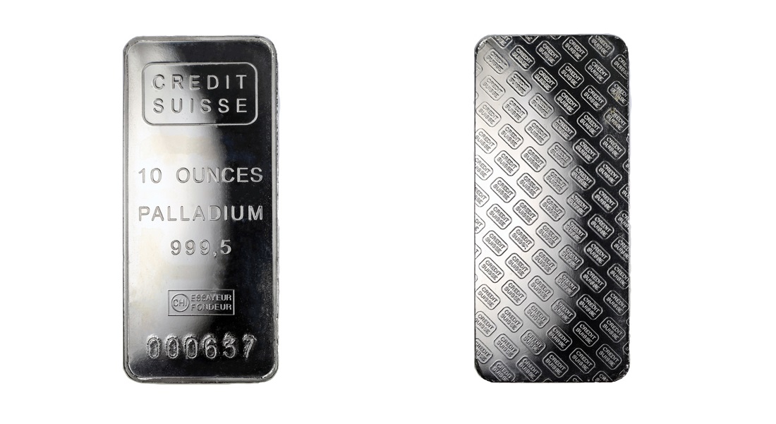 10 oz Palladium Bar