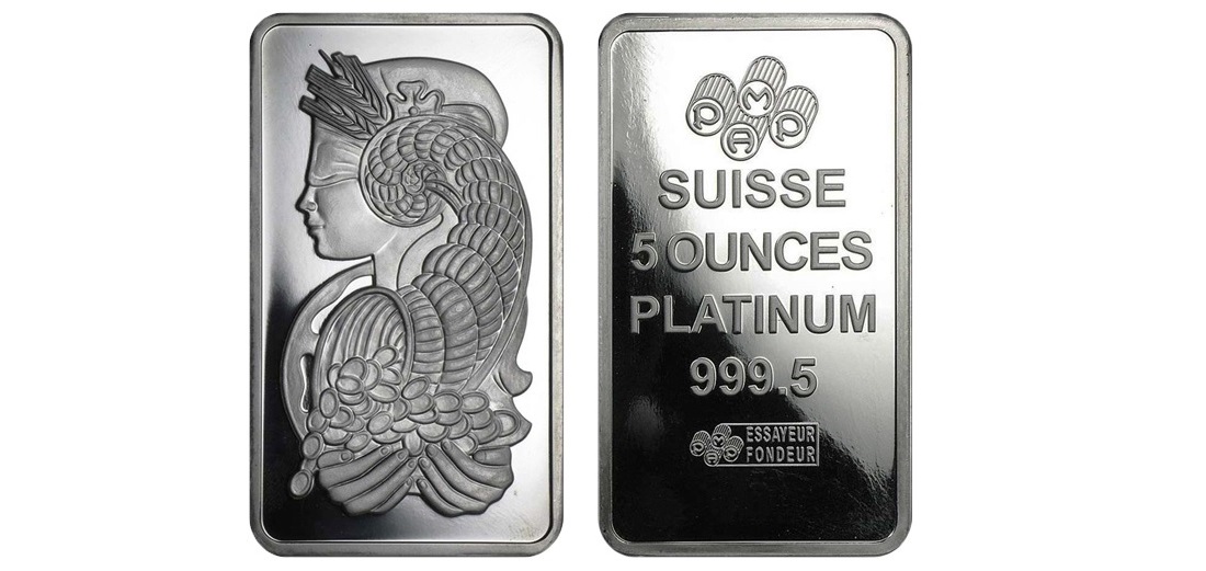 5 oz PAMP Suisse Fortuna Platinum Bar