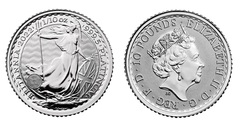 2022 1/10 oz British Platinum Britannia Coin