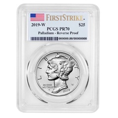 2019-W 1 oz American Palladium Eagle Reverse Proof Coin PCGS PR70 FS
