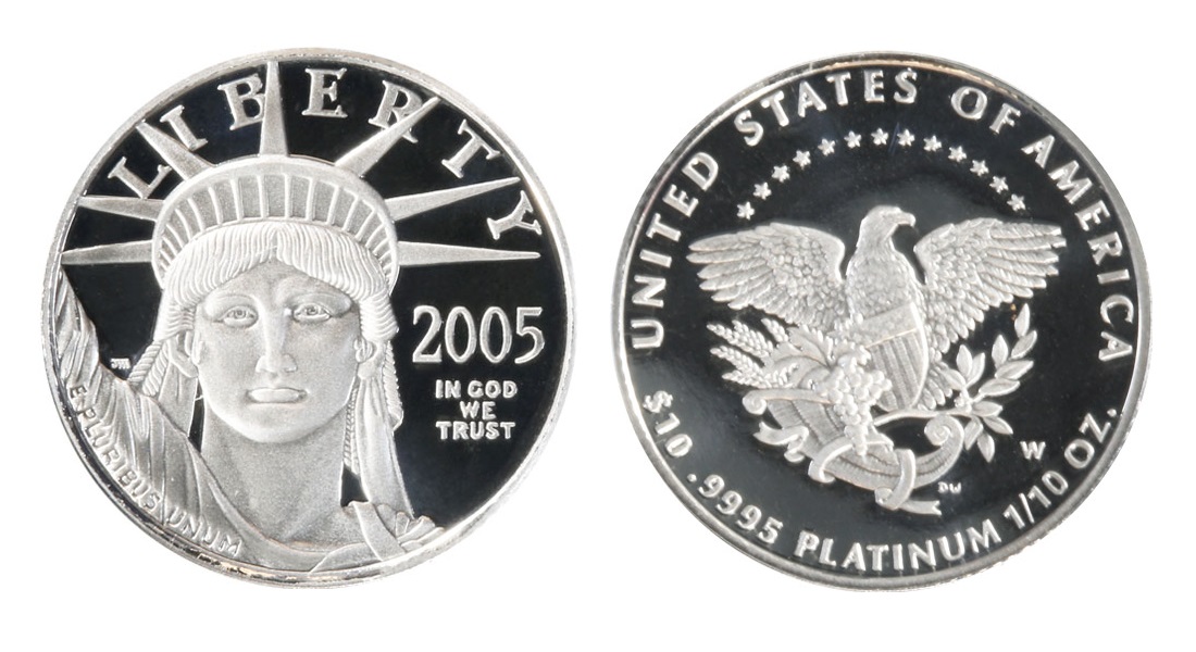 1/10 oz Proof American Platinum Eagle Coin